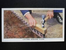 No.9 LAYING EDGING TILES Garden Hints - Wills 1938