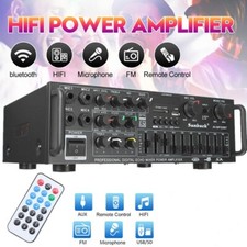 2000W Digital Power Amplifier Bluetooth Stereo HiFi Audio 2CH USB SD FM Car Home
