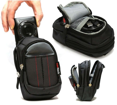 Navitech black camera case for - camera,
