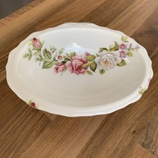 Vintage Hadida Wall Mounted Soap Dish Bone China Bathroom Decor  