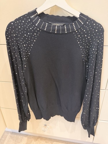 Ladies black jumper - black,