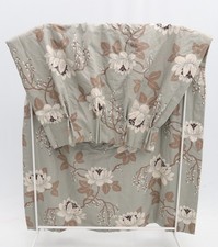 Romo Kimura Interlined Curtains - Greyish Green, Cotton / Linen, 54" W x 87" D