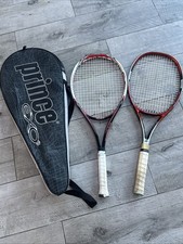 Two tennis rackets with a case