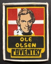 Ole Olsen Coventry Bees Rare Sew On Patch Speedway Cloth Badge
