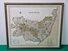 Framed Antique 1829 Suffolk