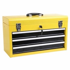 Portable Metal Tool Box Chest