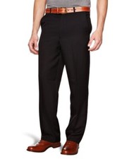 Farah Mens Flexi Waist Trousers Smart Casual Black