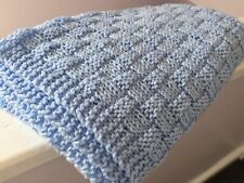 Knitting pattern ~ Quick and Easy Basket Weave Baby Blanket ~ Paper Copy