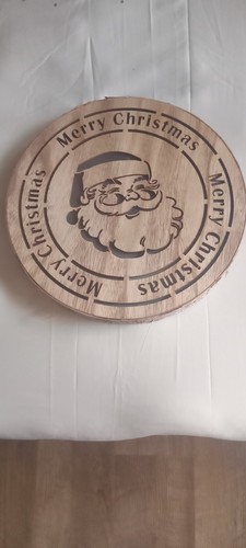 Santa merry christmas wooden - santa, /