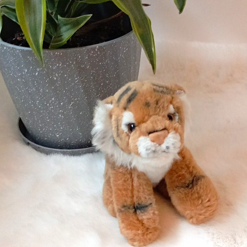 Plush stuffed tiger - plush, soft