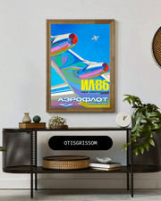 Aeroflot Ilyushin IL-86 Poster