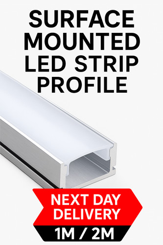 Aluminium led profile - 1m, &