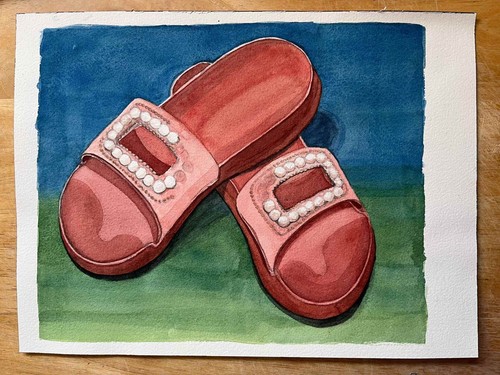 Original watercolor painting - watercolor,