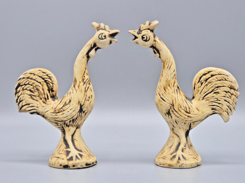 Pair vintage studio pottery - pair,