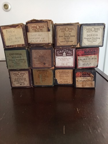 Vintage player piano - vintage, music