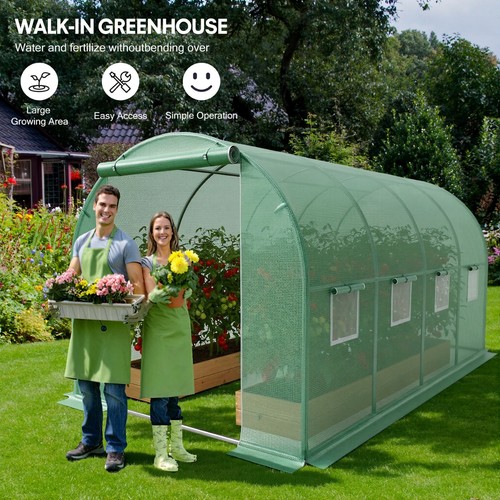 Garden walk polytunnel - garden,