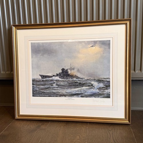 Caught naval artist - "caught",