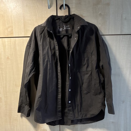 Muji brown cotton solid long - solid,