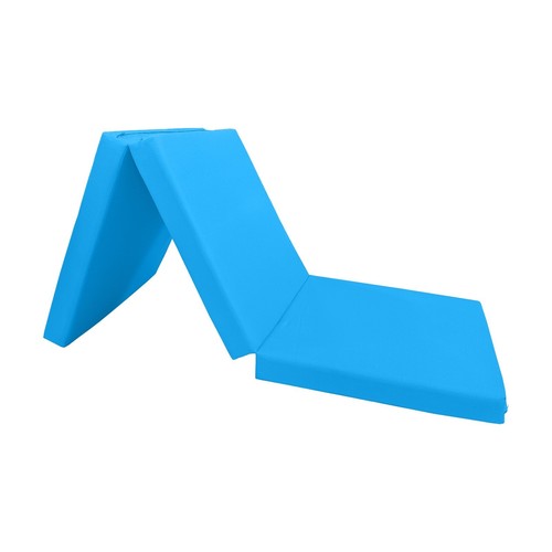 Turquoise trifold foam bed - trifold,