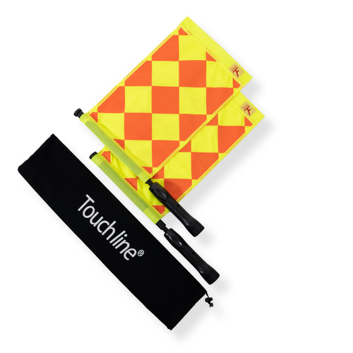 Touchline referee flag - referee, set