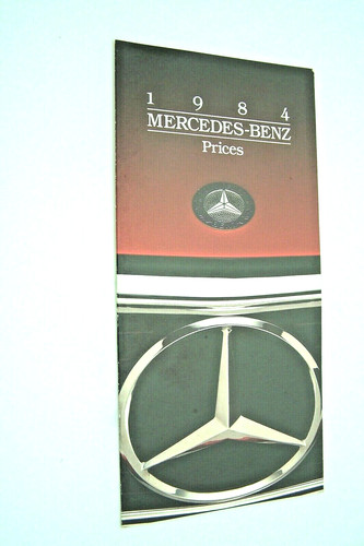 1984 mercedes owners - , price
