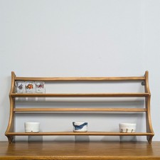 Vintage Ercol Windsor Plate Rack / Wall-mounted Shelf