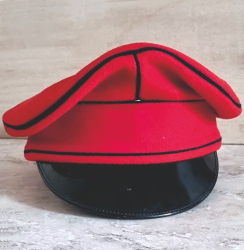 Vintage red military - vintage, peaked