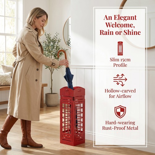 Red telephone booth - red,