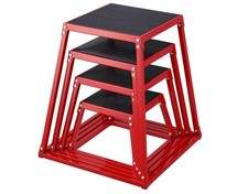 1PCS/3PCS Plyometric Plyo Jump Box Metal 12" 18" 24" 30'' Step Fitness Training