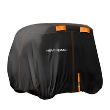 Heavy Duty 2 Passenger/Seater Golf Buggy Cart Cover Waterproof Rain UV Protector