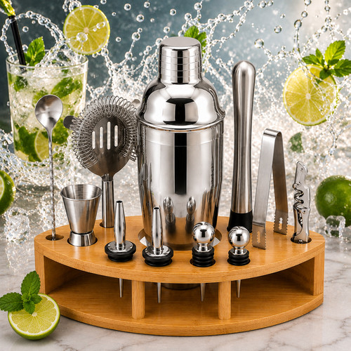 Cocktail shaker set - shaker, pieces
