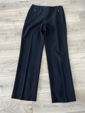 Marks & Spencer Black Trousers Ladies Size 12 Long inside Leg 33” (422)