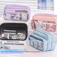 Large Pencil Case Big Capacity Pencilcase School Pen Cases for College Office