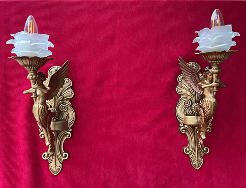 Large pair wall lights - large,