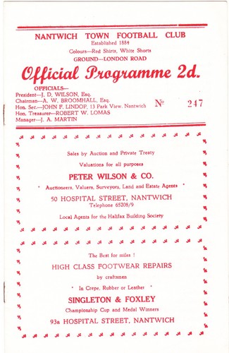 Nantwich town linotype - town,