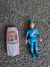 Vintage 1992 Thunderbirds Scott Tracy Figure & 2015 Tomica Lady Penelope Car