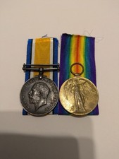 Medals 1/6th Battalion South Staffordshire Regiment Wounded in Action 