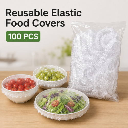 100pcs reusable elastic food - reusable,
