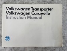 Volkswagen Transporter VW T25 T3 Owners Instruction Manual Caravelle Pick Up