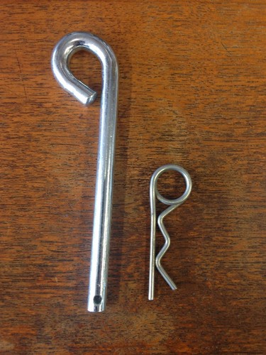 Lawn tractor trailer tow pin - tractor,