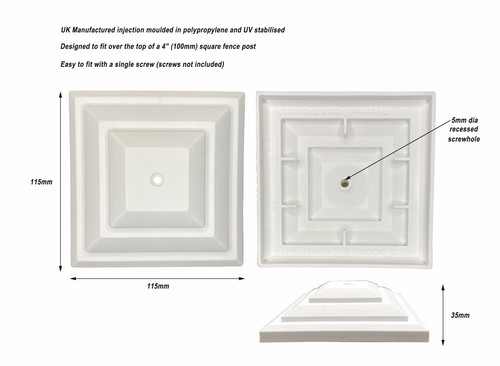 Pack white plastic - pack, 10