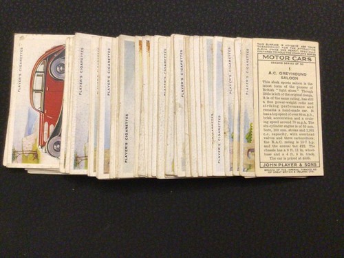 Players cigarette cards - players, cards-motor