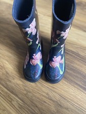 Ted Baker Girls Floral Wellies Size UK  11 Girls Kids