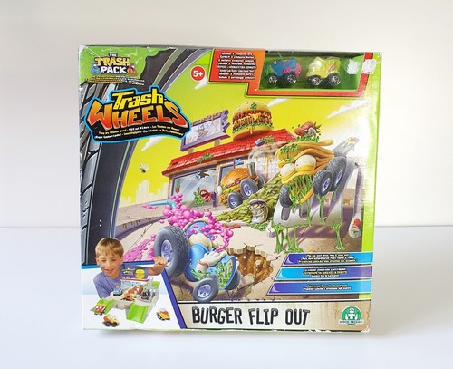 Trash wheels burger flip - burger,