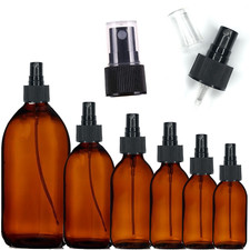 AMBER Glass Spray Bottles