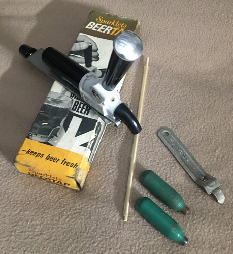 Sparklets beer tap 1968 used - beer,