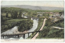 Torrington bridges Railway Viaduct etc 1904 Umberleigh postmark postcard Devon