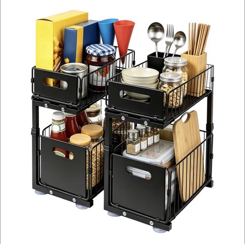 Tier under sink organizer - 2-tier,