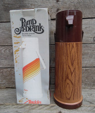 Vintage Retro Original Aladdin 'Pump-a-Drink' Vacuum Flask in Box Advertising
