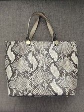 Square Snake Print Bag